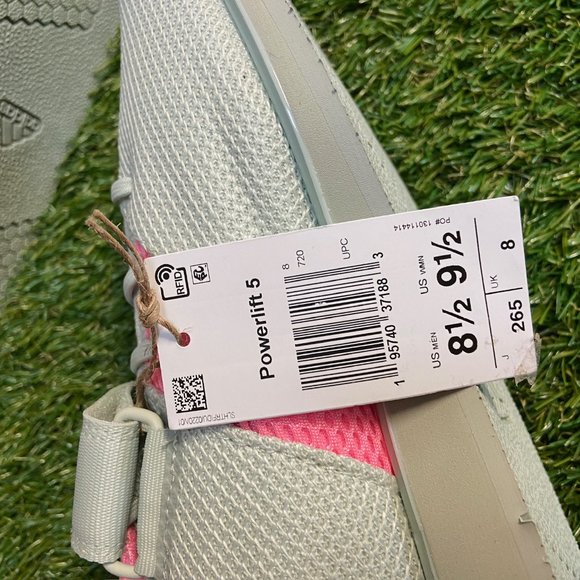 Adidas Adipower Powerlift 5 Weightlifting Linen Green GY8920 Men 8.5 Wmn 9.5 NEW - Picture 8 of 8